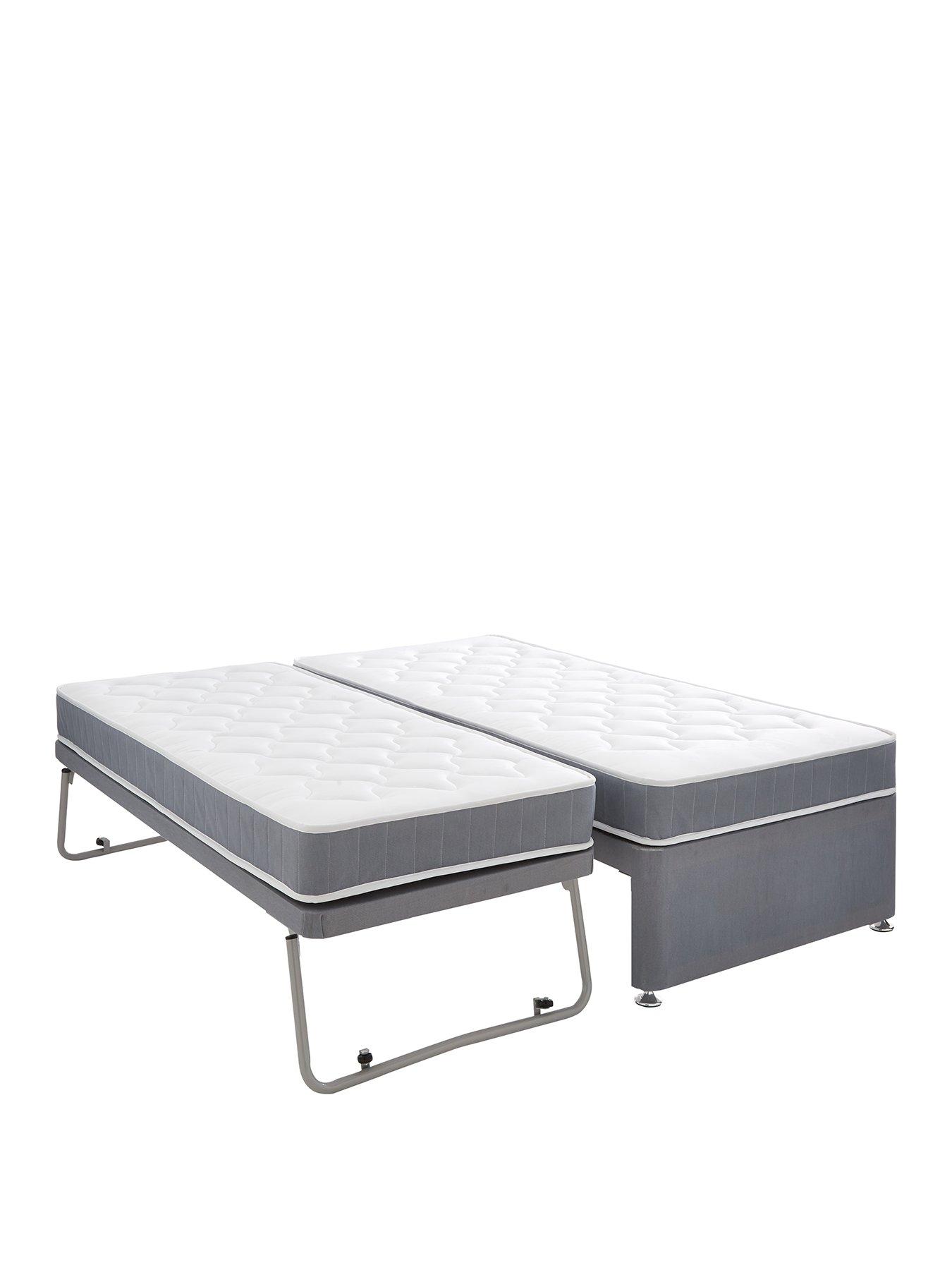 airsprung single divan bed with high level guest bed