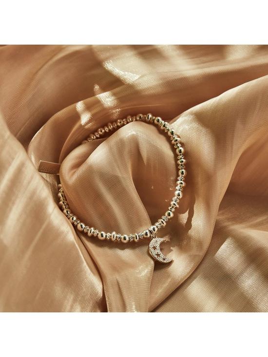 back image of chlobo-sterling-silver-didi-sparkle-starry-moon-bracelet