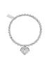  image of chlobo-sterling-silver-didi-sparkle-heavenly-heart-bracelet