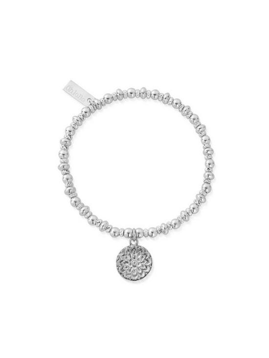 back image of chlobo-sterling-silver-didi-sparkle-moonflower-bracelet