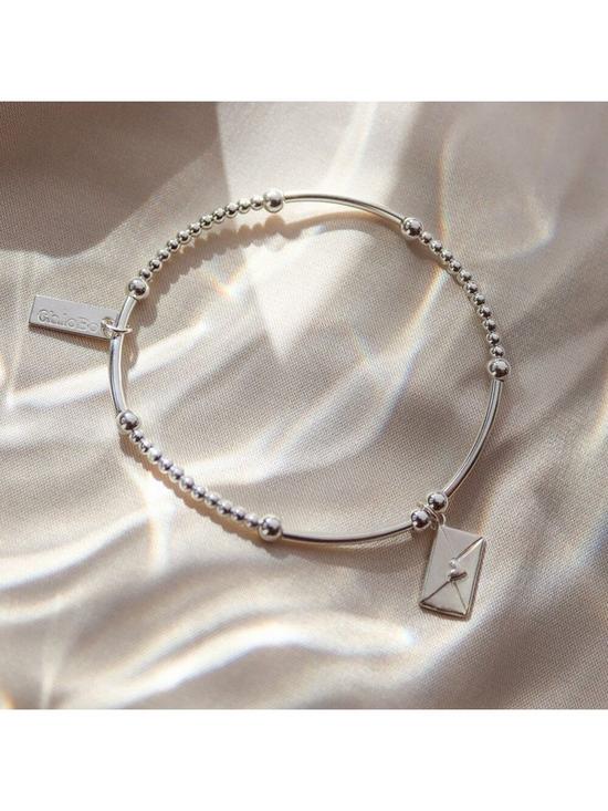 back image of chlobo-sterling-silver-cute-mini-love-letter-bracelet
