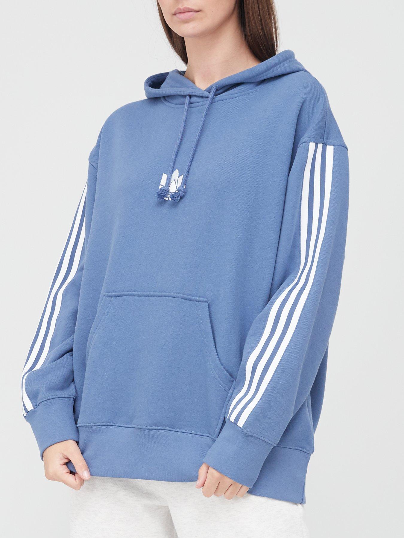 baby blue adidas hoodie womens