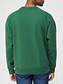  image of lacoste-classic-sweatshirt-with-metal-croc-green