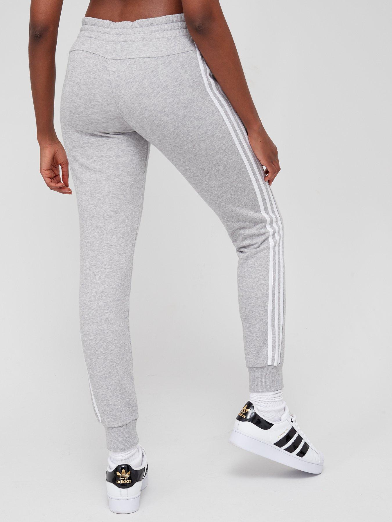 adidas Sportswear Essentials 3-stripes French Terry Cuffed Joggers - Grey/White