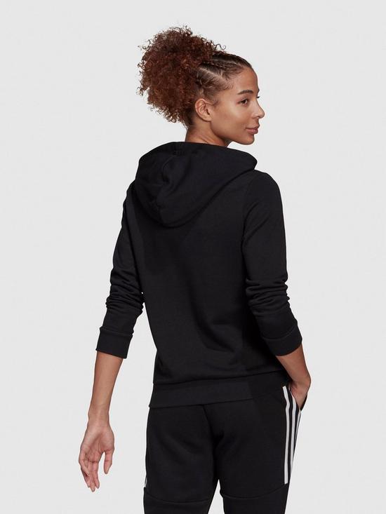 stillFront image of adidas-big-logo-hoodie-black