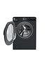  image of hoover-h-wash-500-hw-411ambcb1-80-11kg-load-1400-spin-washing-machine-with-wifi-connectivitynbsp--blacknbsp--a-rated