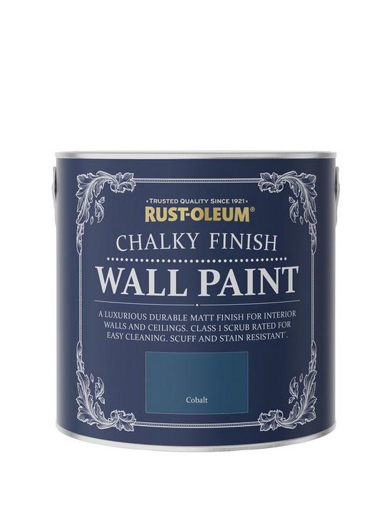 front image of rust-oleum-chalky-finish-25-litre-wall-paint-ndash-cobalt