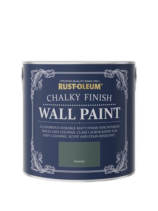 front image of rust-oleum-chalky-finish-25-litre-wall-paint-ndash-serenity