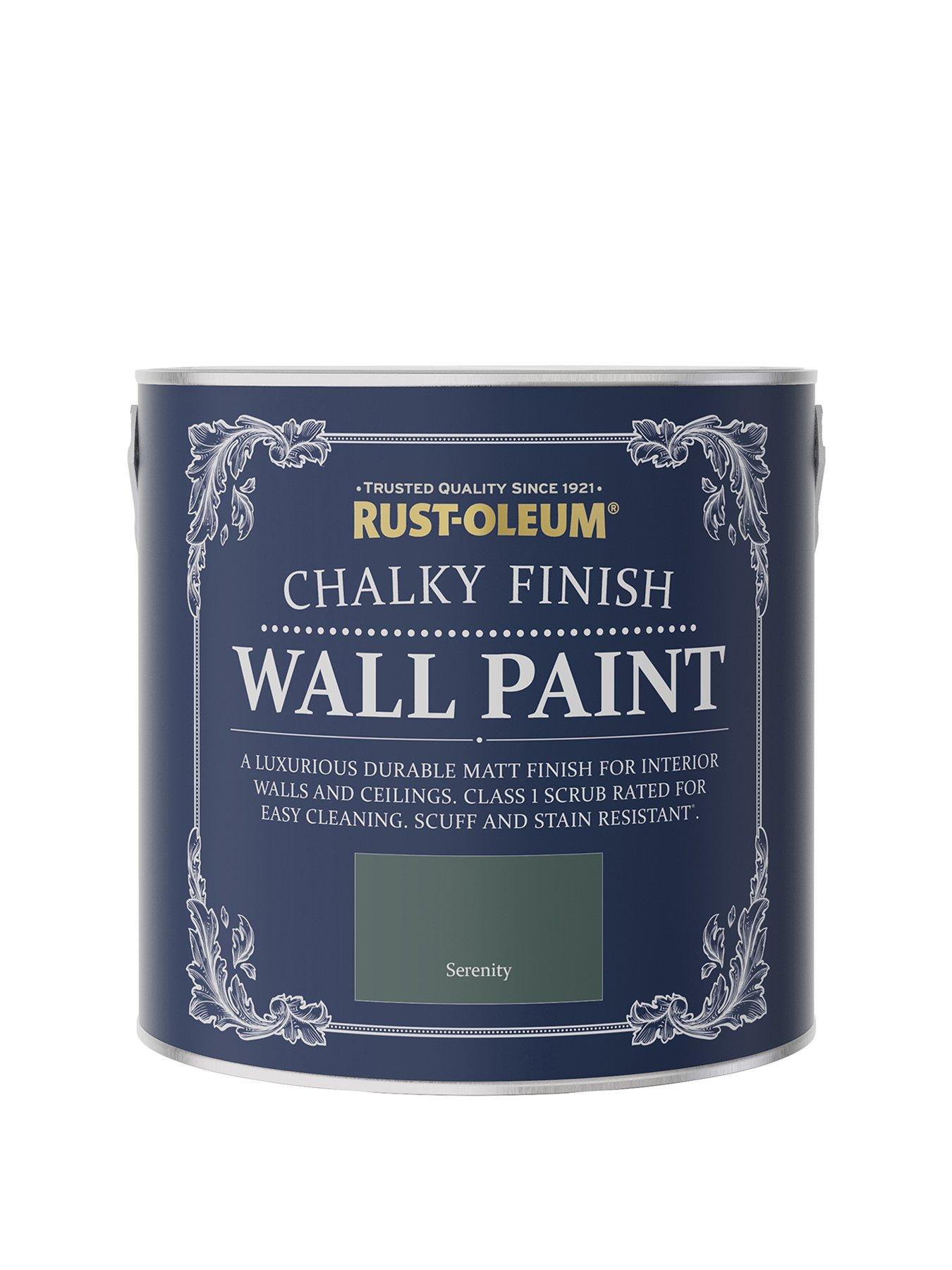  image of rust-oleum-chalky-finish-25-litre-wall-paint-ndash-serenity