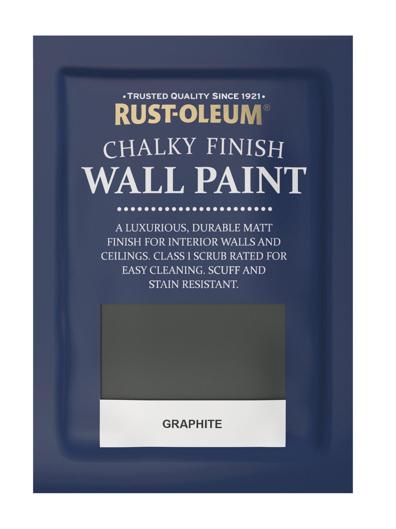  image of rust-oleum-chalky-finish-25-litre-wall-paint-ndash-graphite