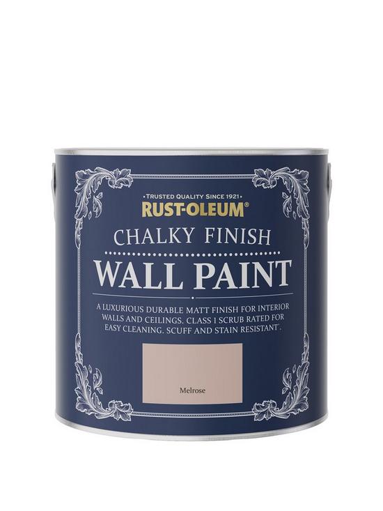 front image of rust-oleum-chalky-finish-25-litre-wall-paint-ndash-melrose