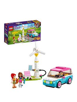 LEGO Friends Olivia's Electric Car Toy 41443 | littlewoods.com