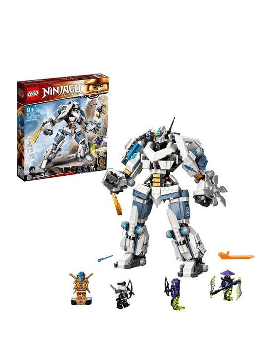 front image of lego-ninjago-legacy-zanersquos-titan-mech-battle-toy-71738