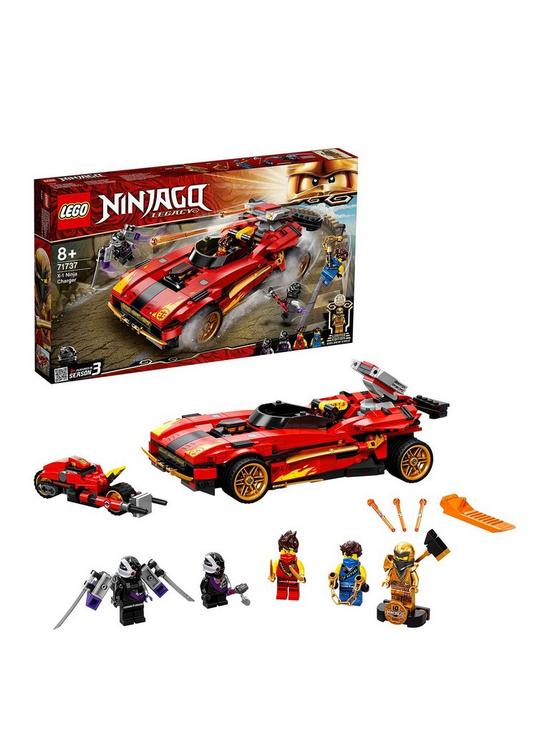 front image of lego-ninjago-legacy-x-1-ninja-charger-building-set-71737