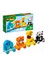  image of lego-duplo-my-first-animal-train-toy-for-toddlers-10955