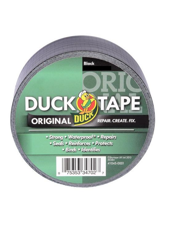 stillFront image of duck-tape-original-50mm-x-25m-black-tape
