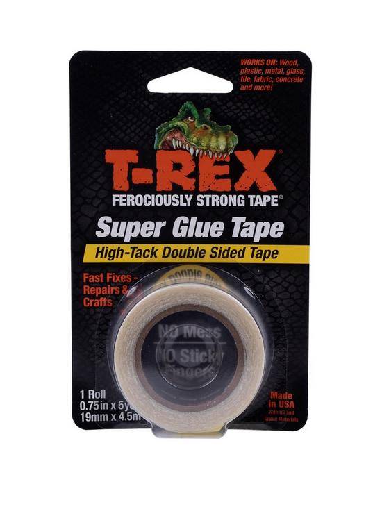 front image of t-rex-superglue-on-a-roll-tape