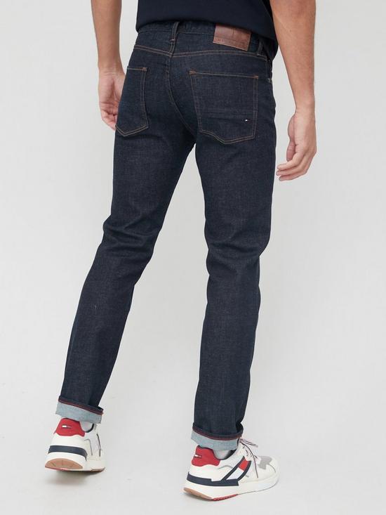 stillFront image of tommy-hilfiger-straight-fit-stretch-denton-ohio-jeans-rinse-wash
