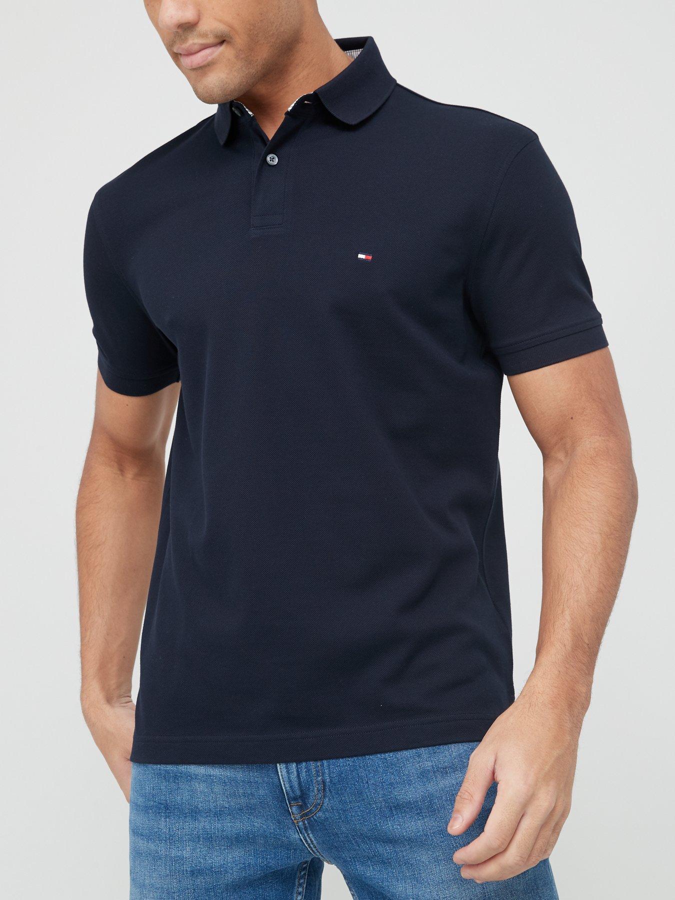 Tommy Hilfiger 1985 Regular Fit Polo Shirt Navy Littlewoods