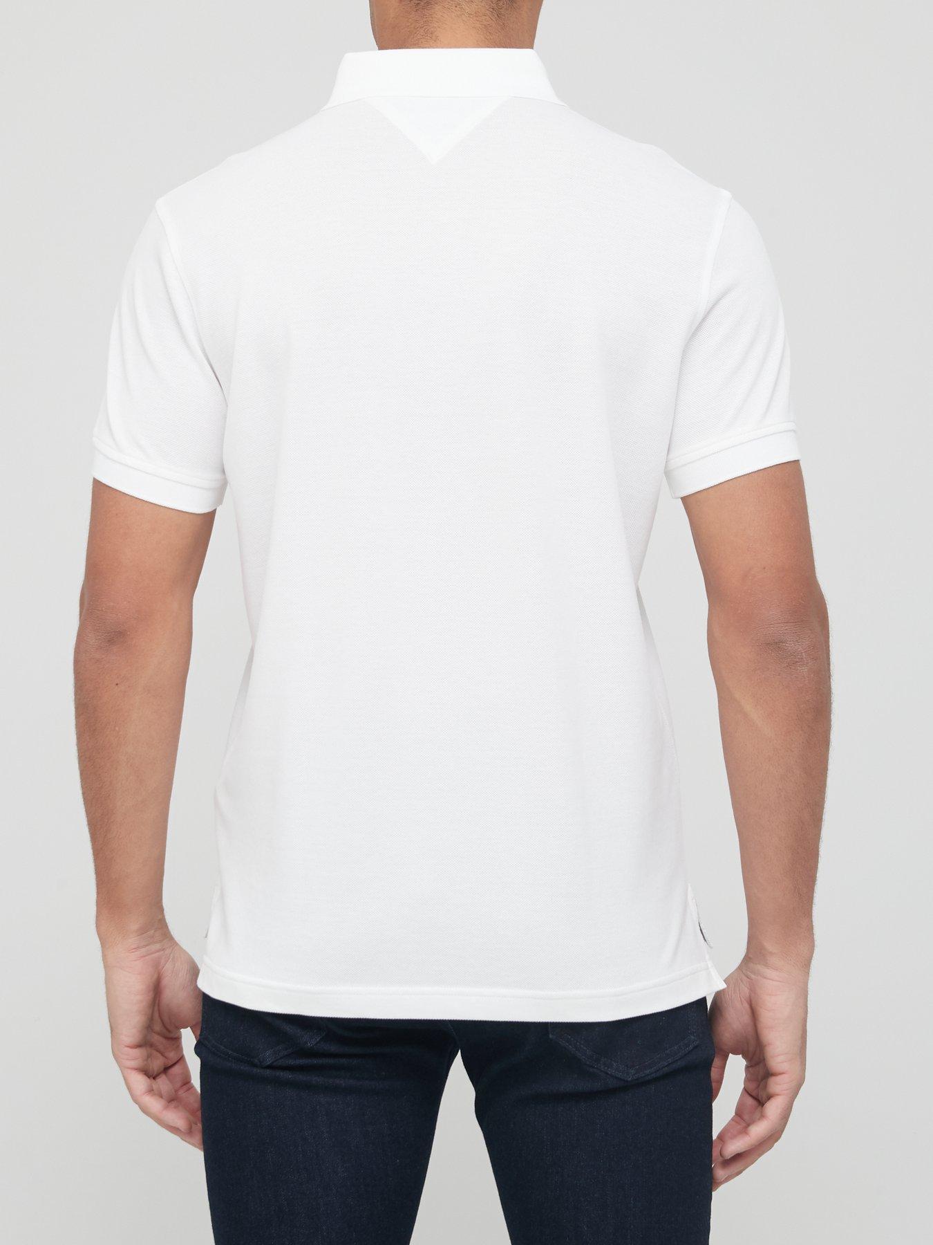 Image 2 of 4 of Tommy Hilfiger Classic Regular Fit Polo Shirt - White
