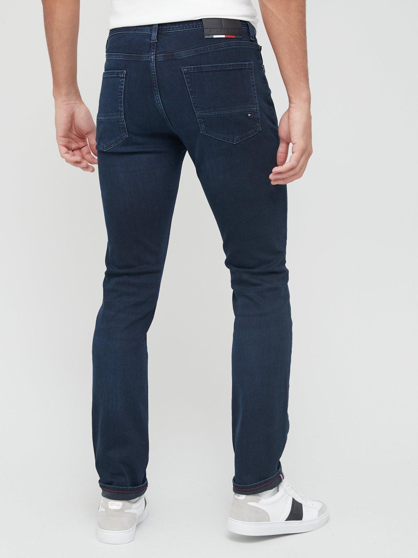 stillFront image of tommy-hilfiger-slim-fit-bleecker-power-stretch-iowa-jeans-dark-wash
