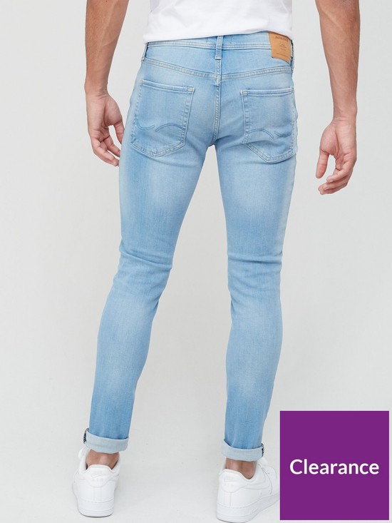stillFront image of jack-jones-liam-skinny-fit-jeans-blue-denim