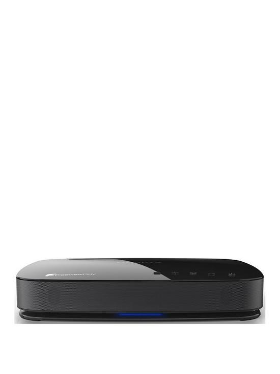 front image of humax-aura-4k-android-tv-freeview-play-recorder-2tb