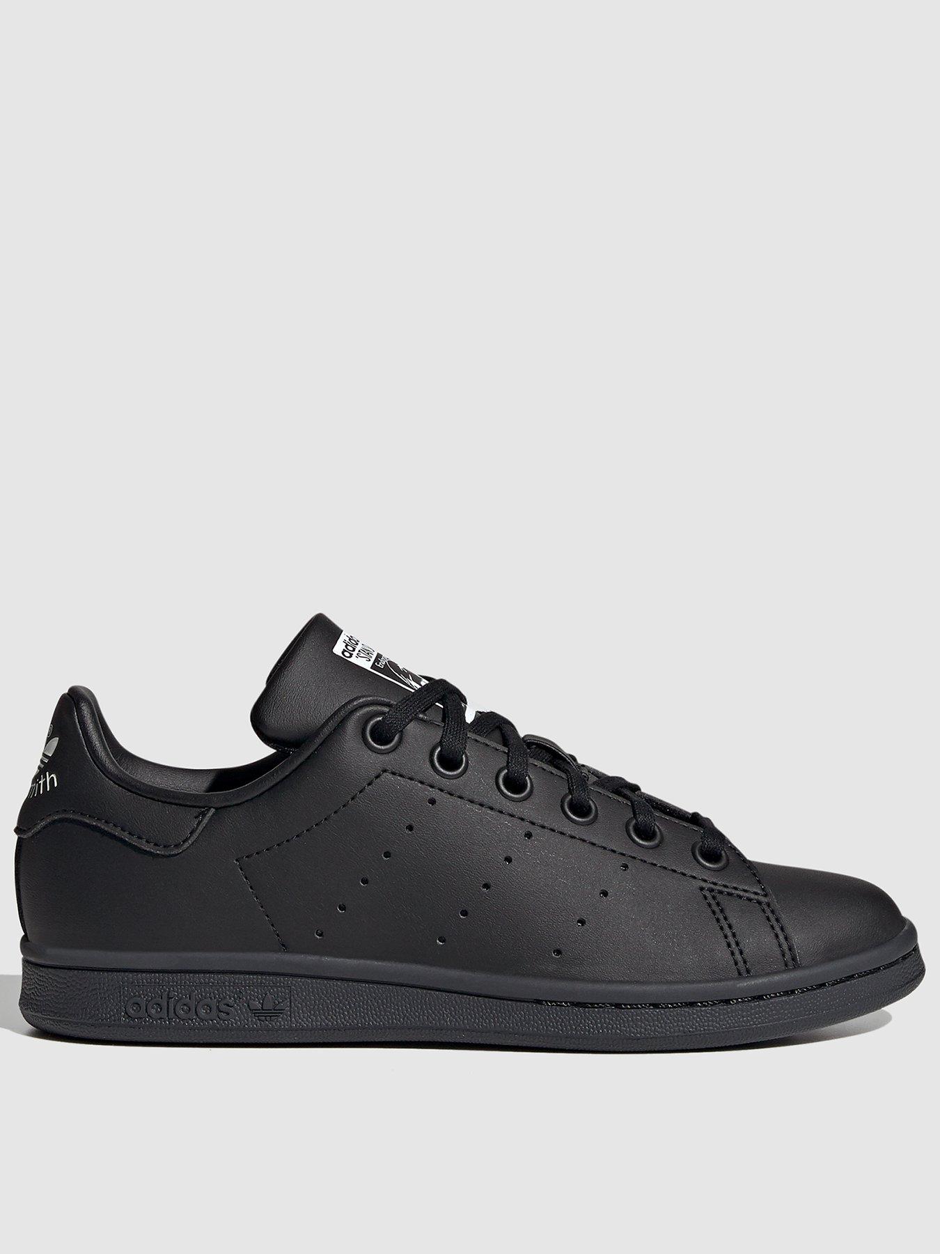 Stan smith black clearance sale