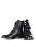  image of barbour-tamsin-biker-ankle-boots-black
