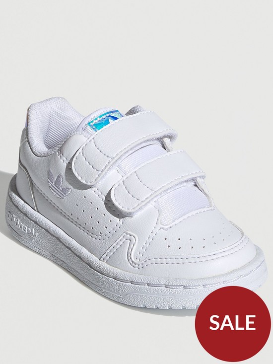 front image of adidas-originals-ny-90-infants-white-white