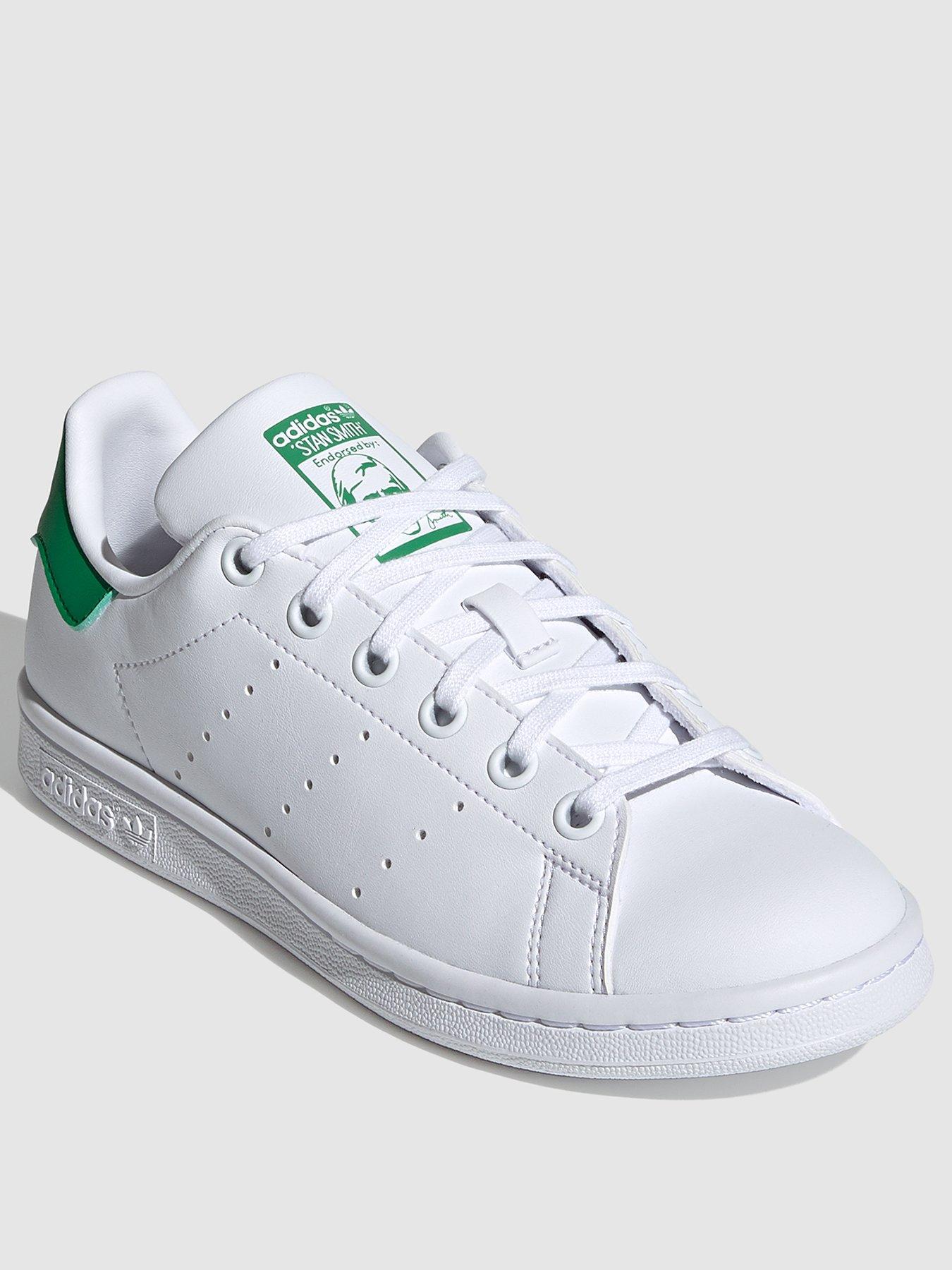 Adidas originals stan smith shop junior trainer - white