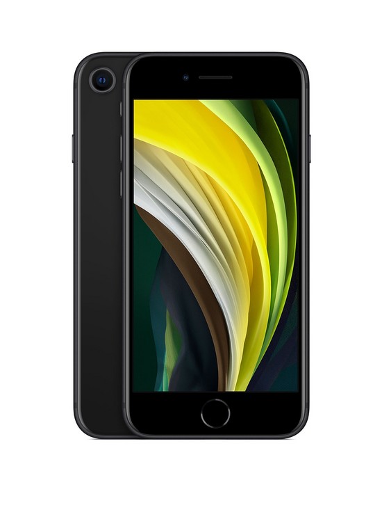 front image of apple-iphonenbspse-2020-128gb--nbspblack