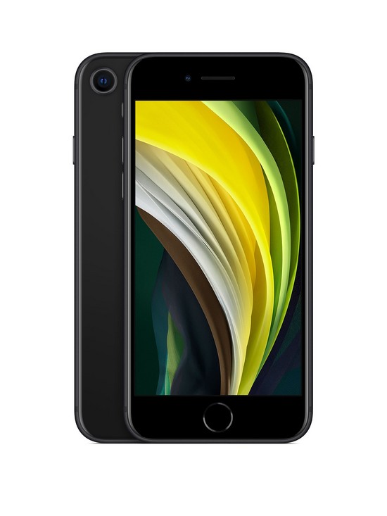 front image of apple-iphonenbspse-2020nbsp64gb--nbspblack