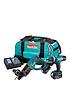  image of makita-18v-lxt-combi-drill-sds-drill-2-x-5ah-batteries-fast-charger-kit-bag