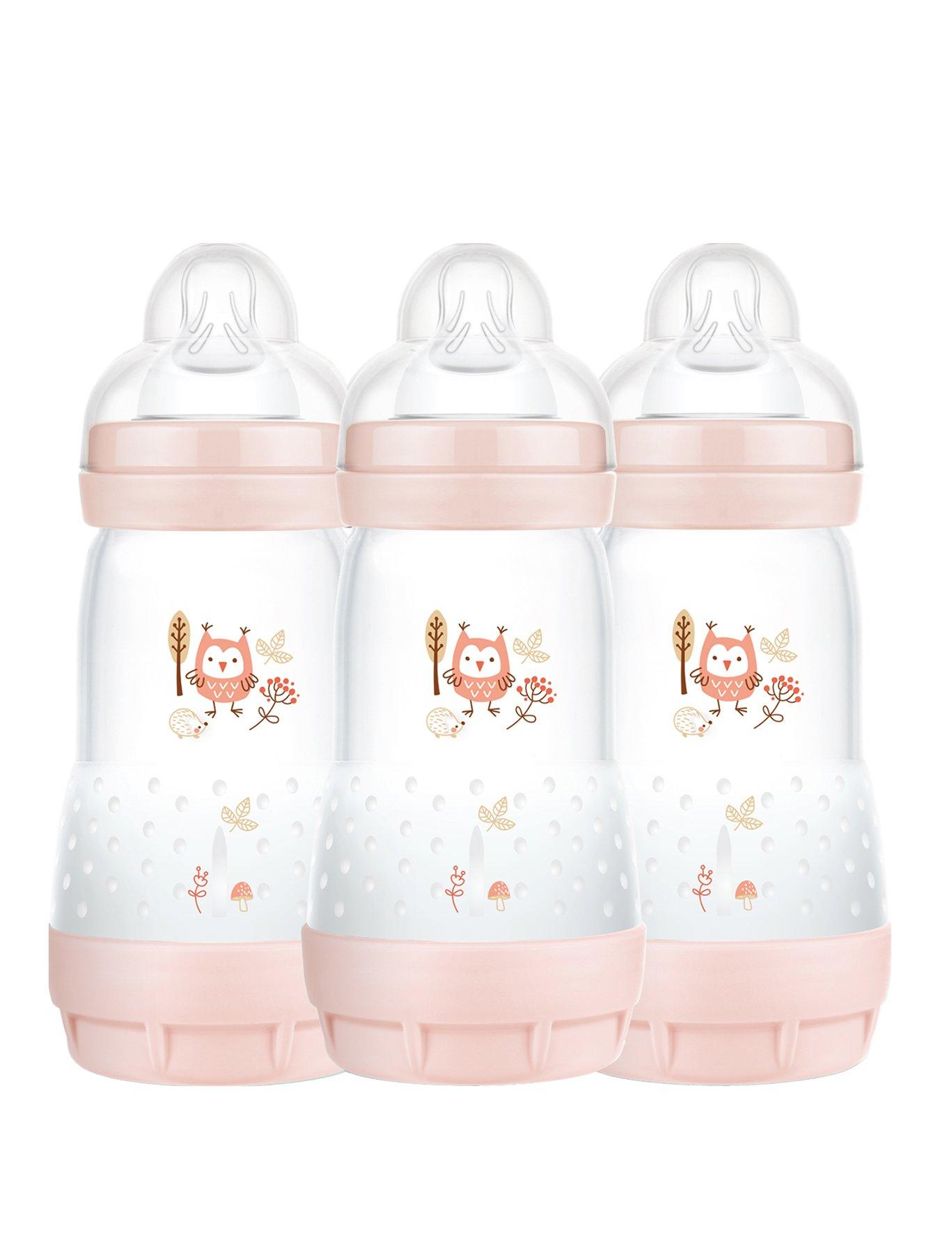 MAM Easy Start 260ml Baby Bottle - 3 Pack White