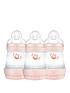  image of mam-easy-start-160ml-baby-bottle-3-pack-pink