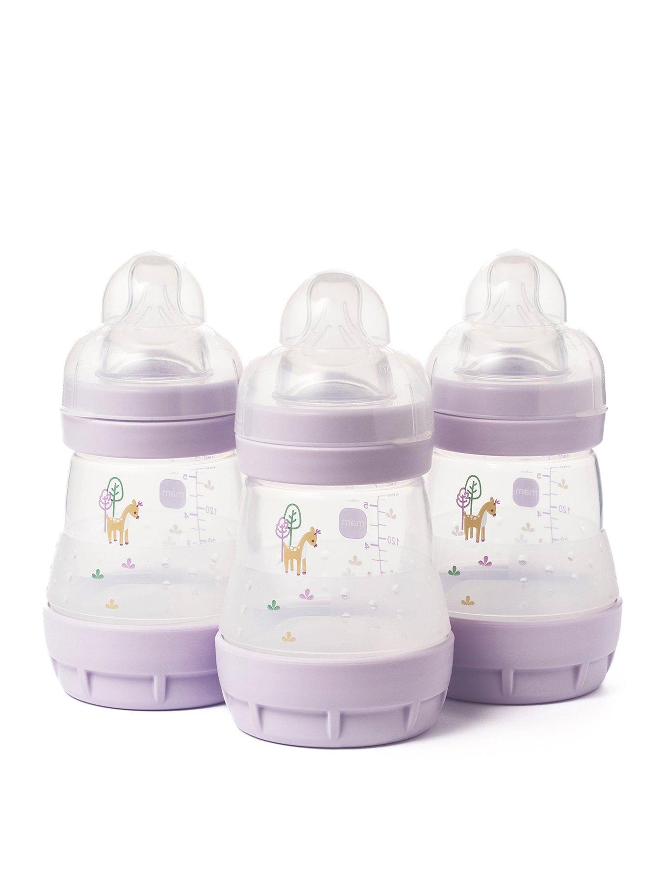 undefined Easy Start 160ml Baby Bottle - 3 Pack Lilac