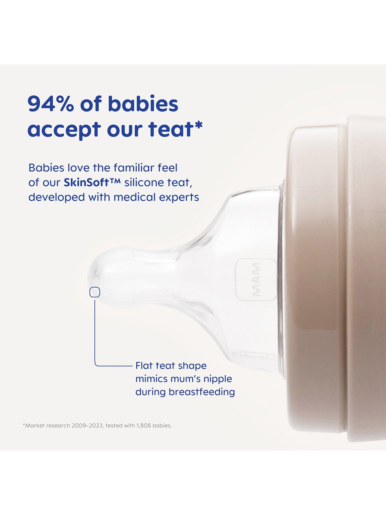Image 2 of 6 of MAM Easy Start 160ml Baby Bottle - 3 Pack