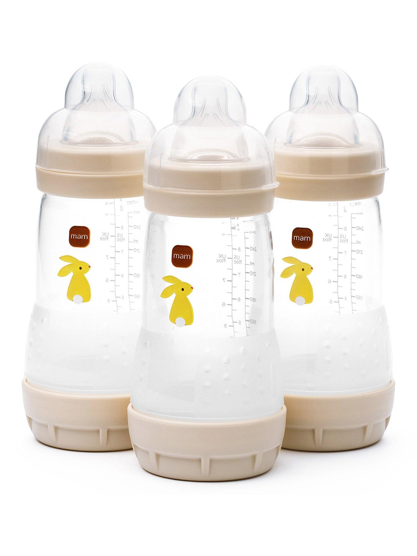 Image 1 of 6 of MAM Easy Start Anti-Colic Baby Bottle 260ml 3pk - Unisex