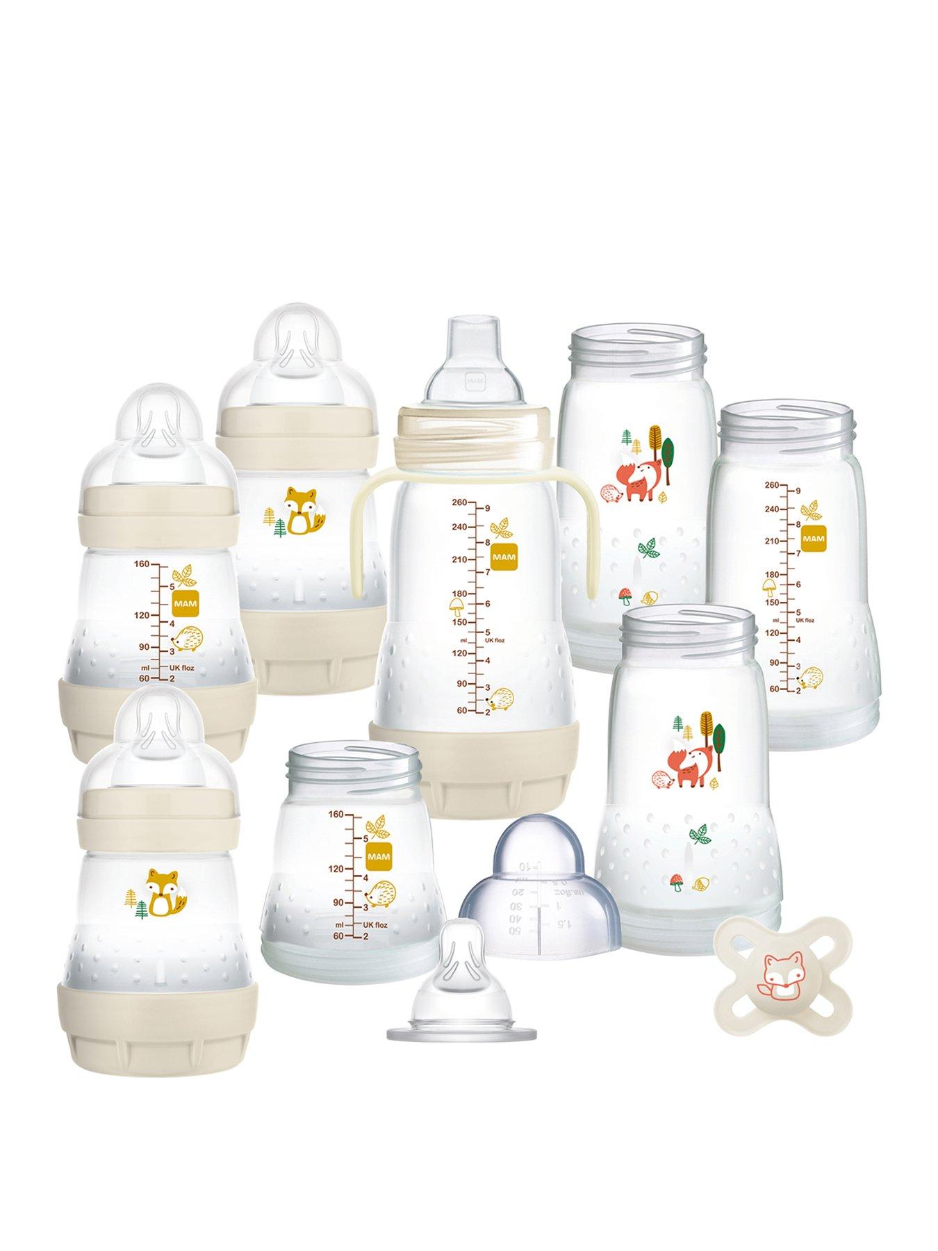 Mam easy start self sterilising hot sale bottle set