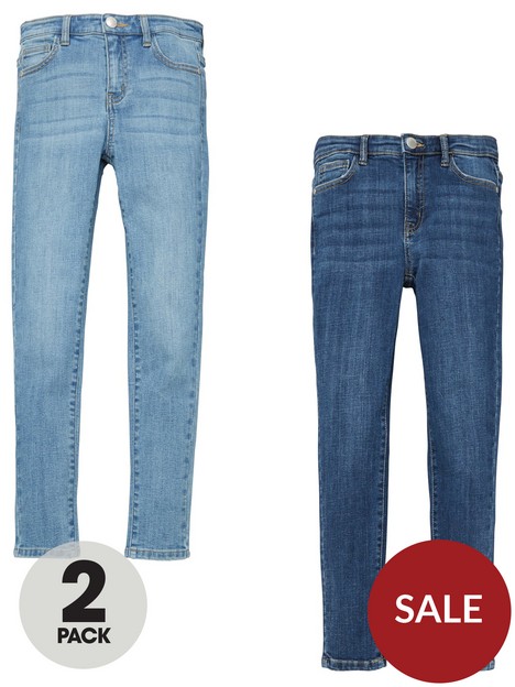 v-by-very-girls-2-pack-skinny-jeans-blue