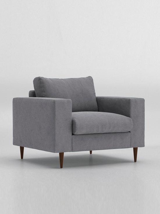 front image of swoon-evesham-original-fabric-armchair-smart-wool