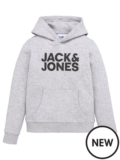 jack-jones-junior-boys-essential-large-logo-hoodie-light-grey-marl