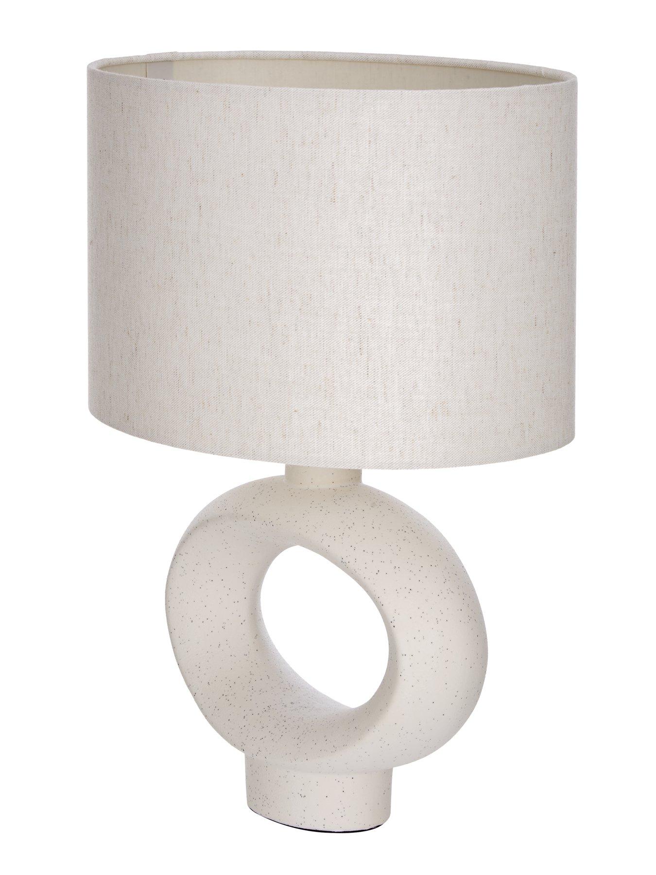  image of very-home-earthtone-sculptural-table-lamp