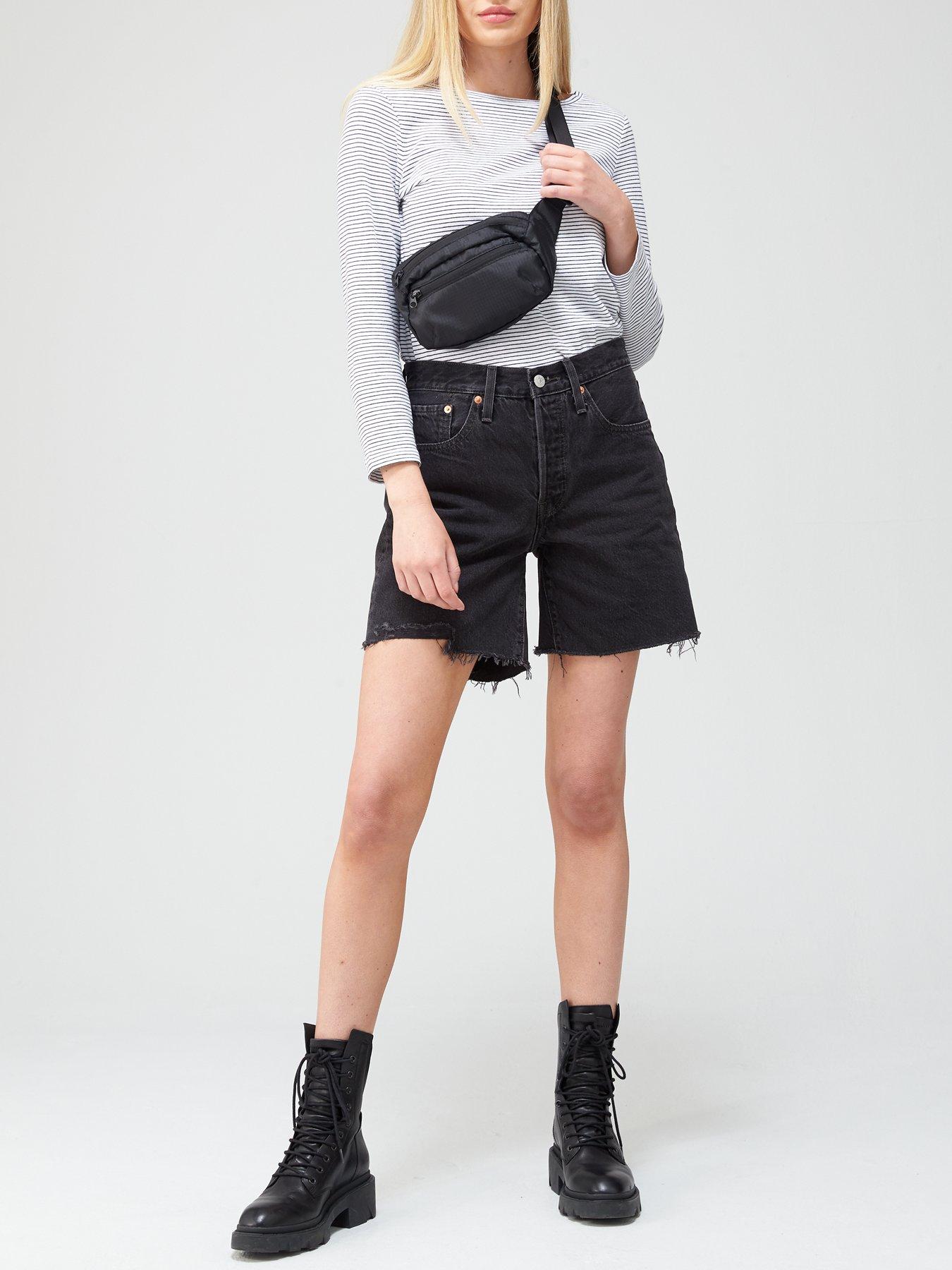  image of levis-501reg-mid-thigh-shorts-lunar-black