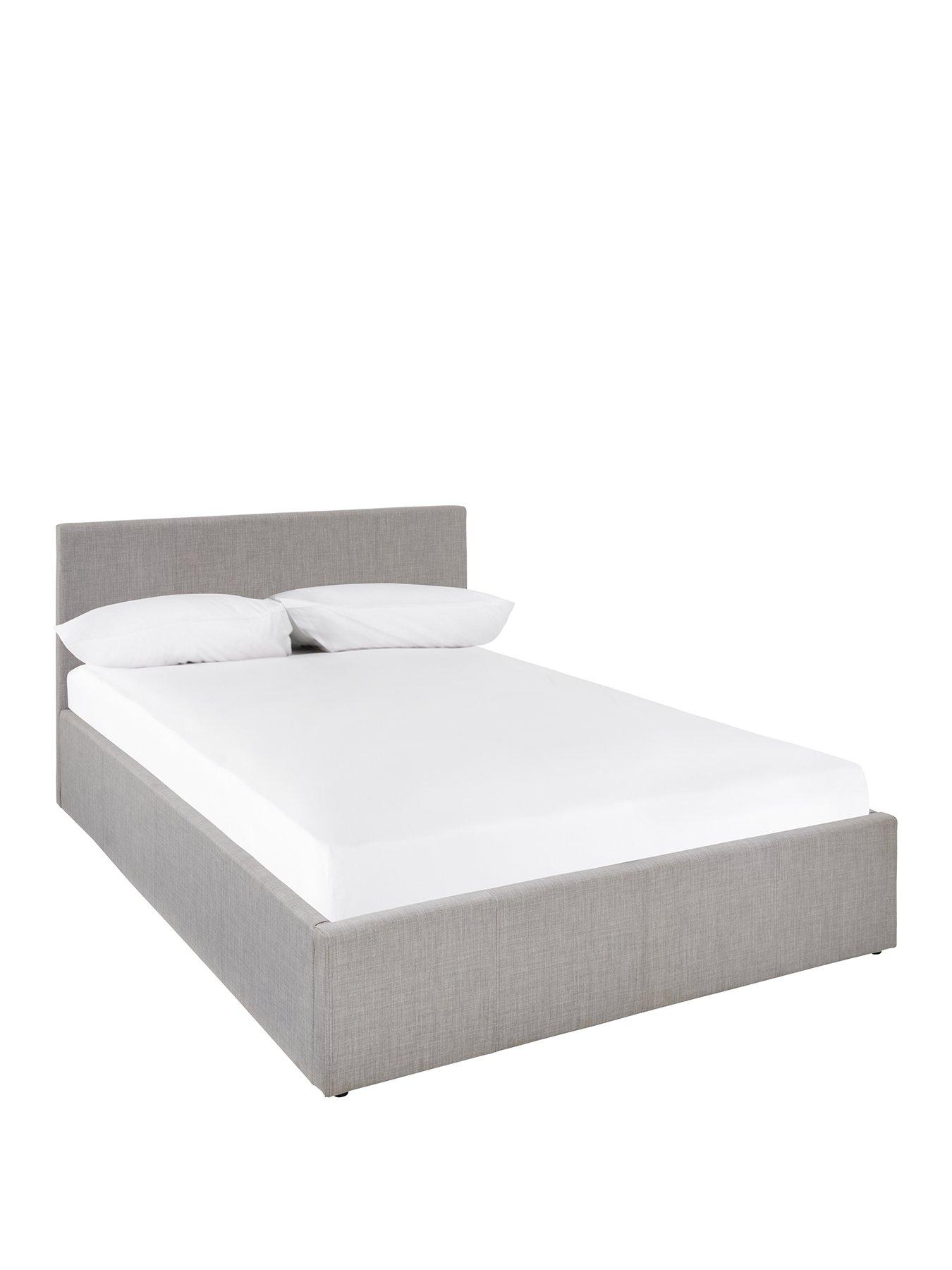 Image 2 of 7 of The Very Collection Alexis End Lift Up Storage Ottoman Bed with Mattress Options (Buy &amp; SAVE!) - Grey - FSC&reg; Certified