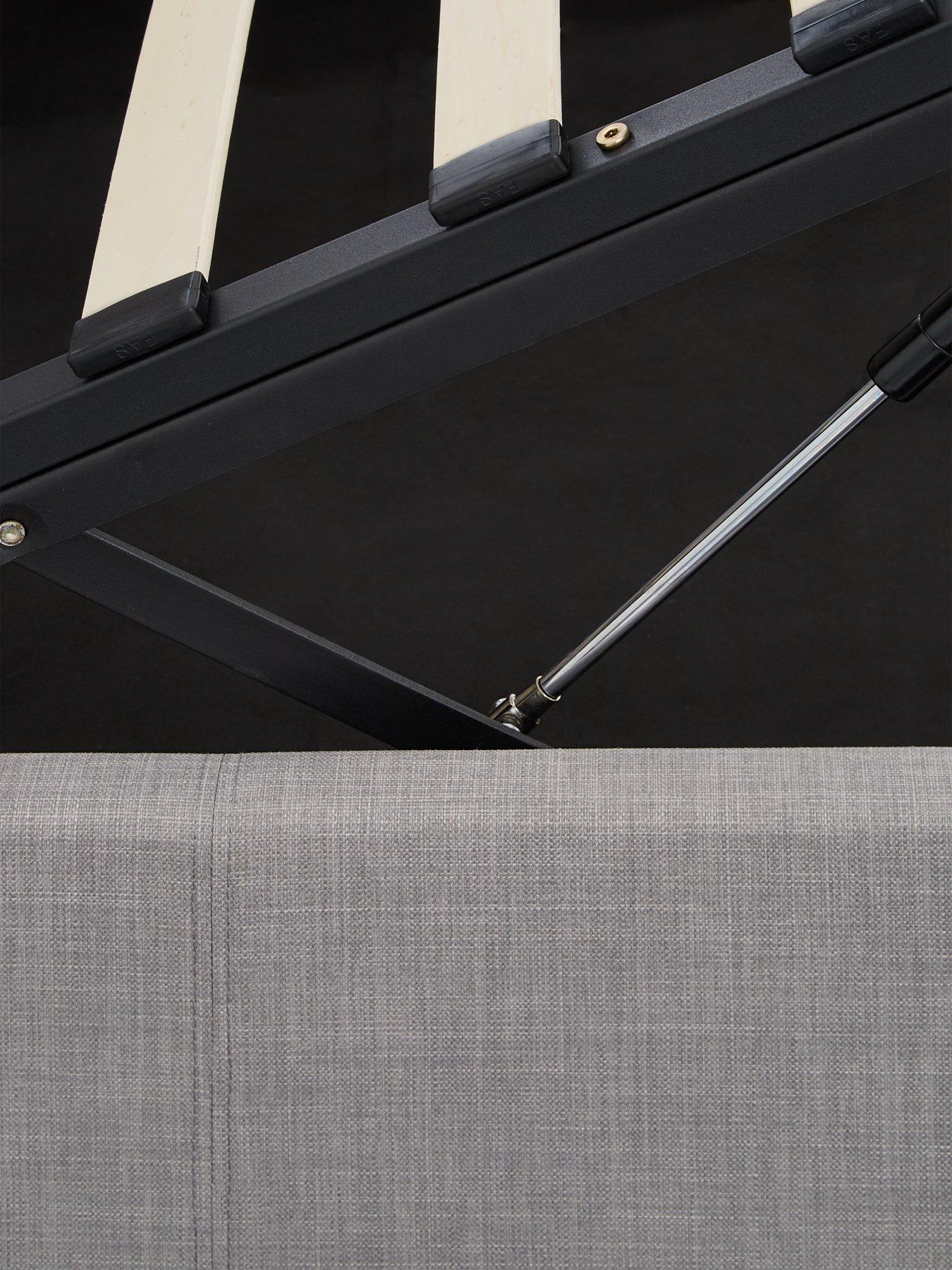 Image 5 of 7 of The Very Collection Alexis End Lift Up Storage Ottoman Bed with Mattress Options (Buy &amp; SAVE!) - Grey - FSC&reg; Certified