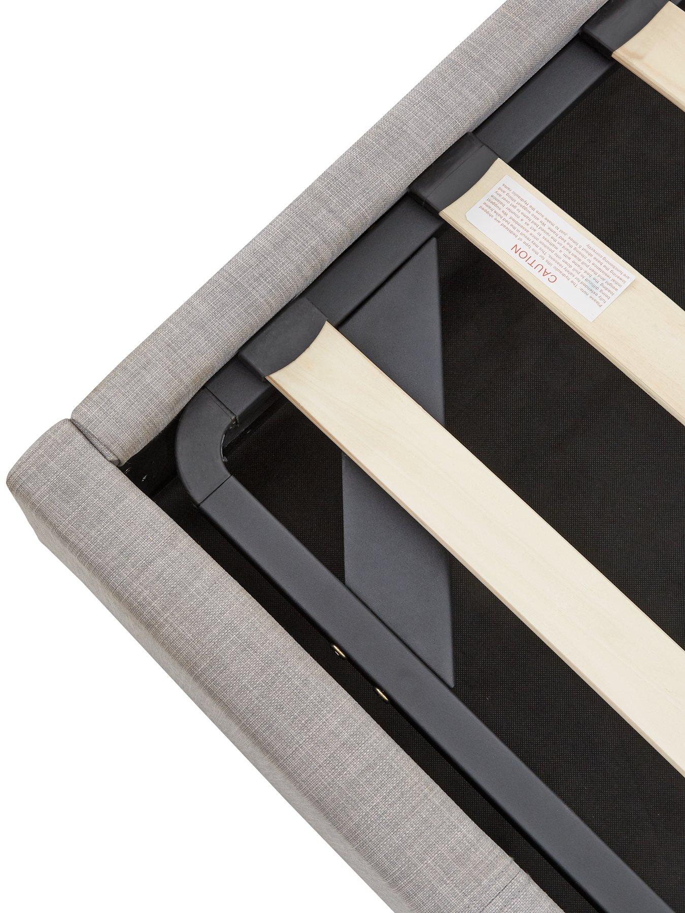 Image 6 of 7 of The Very Collection Alexis End Lift Up Storage Ottoman Bed with Mattress Options (Buy &amp; SAVE!) - Grey - FSC&reg; Certified