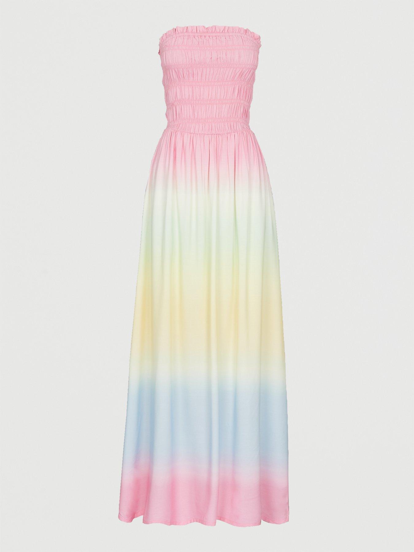 michelle keegan ombre dress