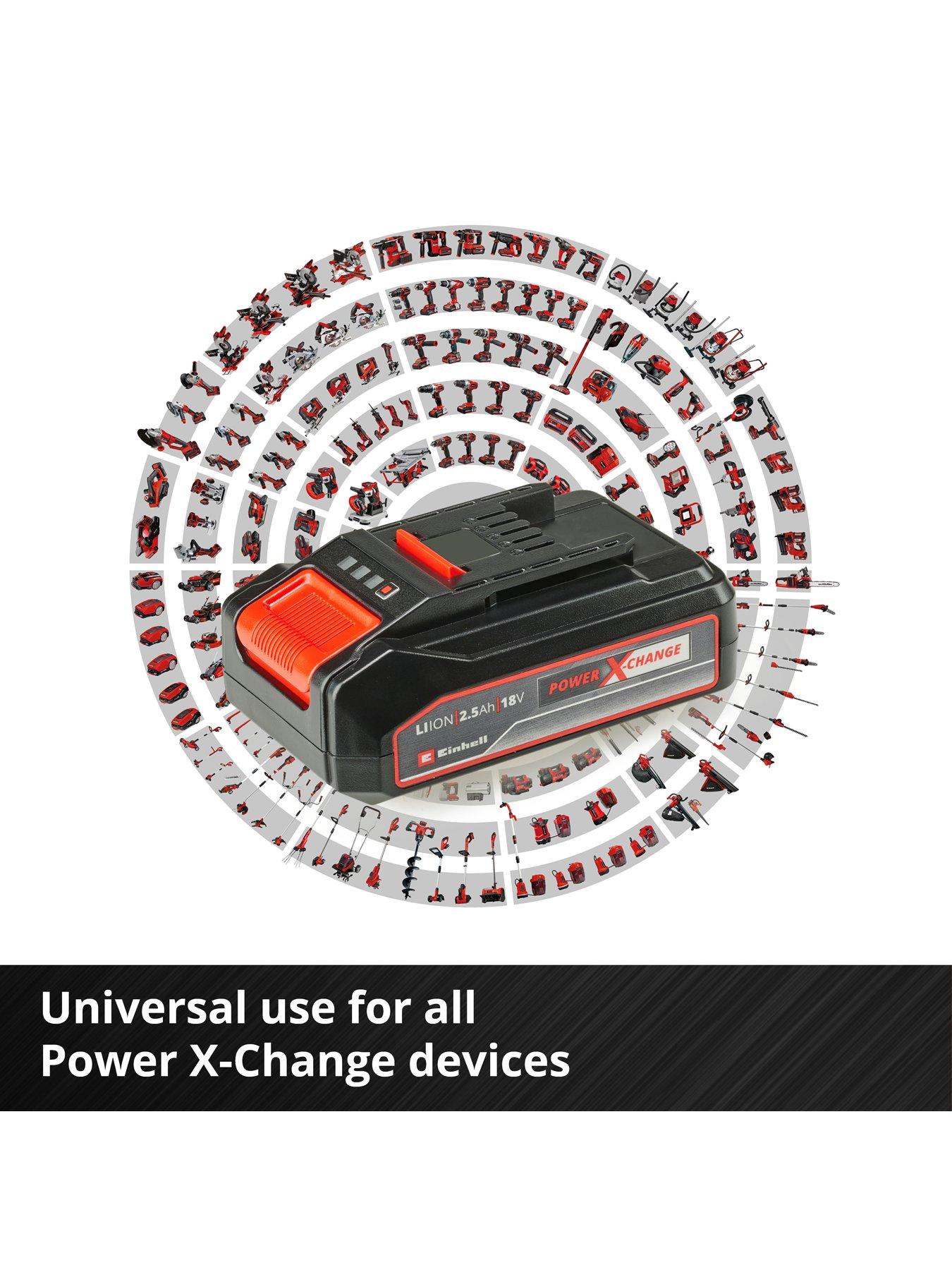  image of einhell-pxc-18v-25ah-starter-kit-battery-and-charger